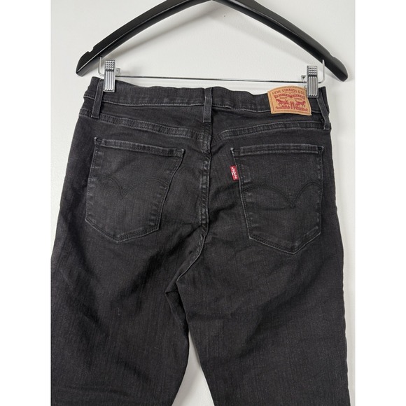 EUC Levi's 511 Slim Tapered Jeans BLACK Mens tag=29x28 Red Tab - Picture 7 of 11